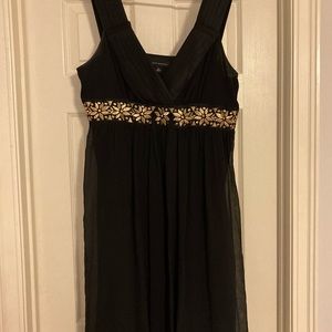 *Donated* Banana Republic black and gold dress